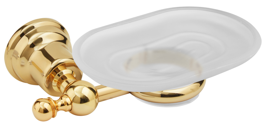 Σαπουνοθήκη Γυαλί Χρυσό Bronze Art Imia 101A-20