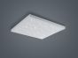 Μεταλλική Πλαφονιέρα Οροφής Λευκή 75xH4cm LED 36w 3000-6000K 3300lm Remote Control Trio Lighting Titus 676617531