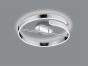 Φωτιστικό Πλαφονιέρα Οροφής Χρωμέ 50xH13cm Led 37w 4500lm 4000K Switch Dimmer Trio Lighting Parma R67071106