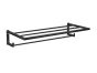 Ραφιέρα Πετσετών W60xD26,5xH11 εκ. Black Mat Sanco Towel Racks 0918-M116