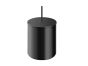 Χαρτοδοχείο Black Mat 5lt Ø20,5*H40 εκ. Sanco Waste Bins 90606-M116 