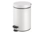 Χαρτοδοχείο 12lt  Ø25x40 εκ. White Mat Sanco Waste Bins 90611-M101