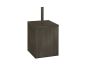 Χαρτοδοχείο 5lt Μ18xΠ18xY40 cm AISI 304 Dark Bronze Matt Sanco Waste Bins 90653-DM25