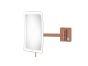 Επιτοίχιος Μεγεθυντικός Καθρέπτης x3 Led 5watt 220-240V IP44 Sanco Led Cosmetic Mirrors Old Copper Matt MRLED-305-M26