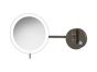 Καθρέπτης Μεγεθυντικός Ø20cm IP44 5w Led 12V  Μεγένθυση x3 Sanco Dark Bronze Mat MRLED-705-DM25