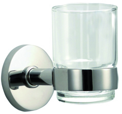 Ποτηροθήκη Γυαλί Χρώμιο Bronze Art Brilliant Inox 316 20Z8-10