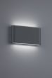 Απλίκα Επιτοίχια Ανθρακί Up-Down 17xH9cm Εξ.Χώρου IP54 LED 2x4,5w 3000K 2x450lm Trio Lighting Thames II 227660242