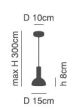 SE21-BL-4-BL2-MS3 ADEPT TUBE Black Pendant Black Metal Shade+ HOMELIGHTING 77-8557