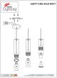 SE21-GM-5-5BL ADEPT TUBE GOLD MATT Gold Matt Pendant+ HOMELIGHTING 77-8683