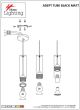 SE21-BL-5-BL1W ADEPT TUBE BLACK Black Pendant+ HOMELIGHTING 77-8903