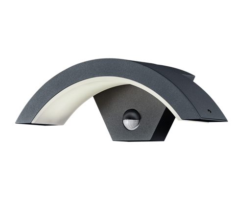 Απλίκα Επιτοίχια Ανθρακί Εξ.Χώρου IP54 29x10cm Sensor Motion LED 7,5w 3000K 800lm Trio Lighting Ohio 220969142