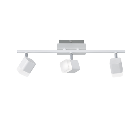 Σποτ Ράγα Τρίφωτη 48cm Λευκό Ματ LED 3x3,5w 3000K 3x400lm Trio Lighting Roubaix Trio Lighting R82153131