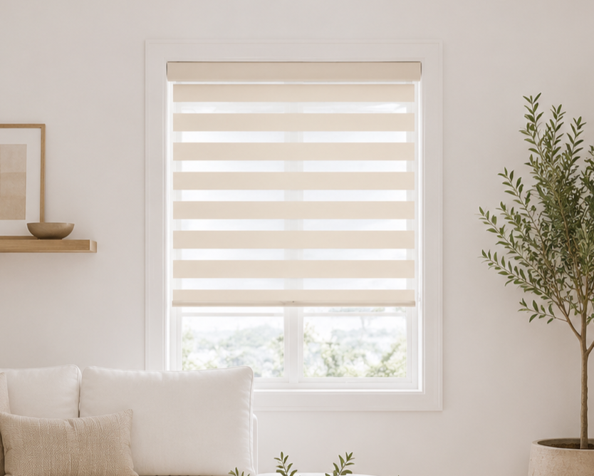 Double Ρόλερ Ρυθμιζόμενης Σκίασης 100x230cm Μπεζ MRShome DRD-BG100230