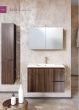 Έπιπλο Μπάνιου 80 εκ. με Νιπτήρα Χρώμα Anziano Grey Sanitec Alba C 80