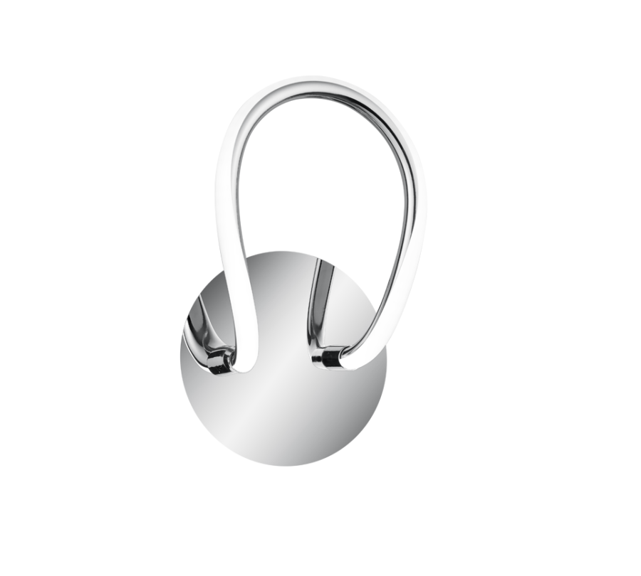 Φωτιστικό Τοίχου Μέταλλο Χρωμέ 15xH26cm Led 11,5w 1300lm 4000K Dimmable via Switch Trio Lighting Bologna R27051106