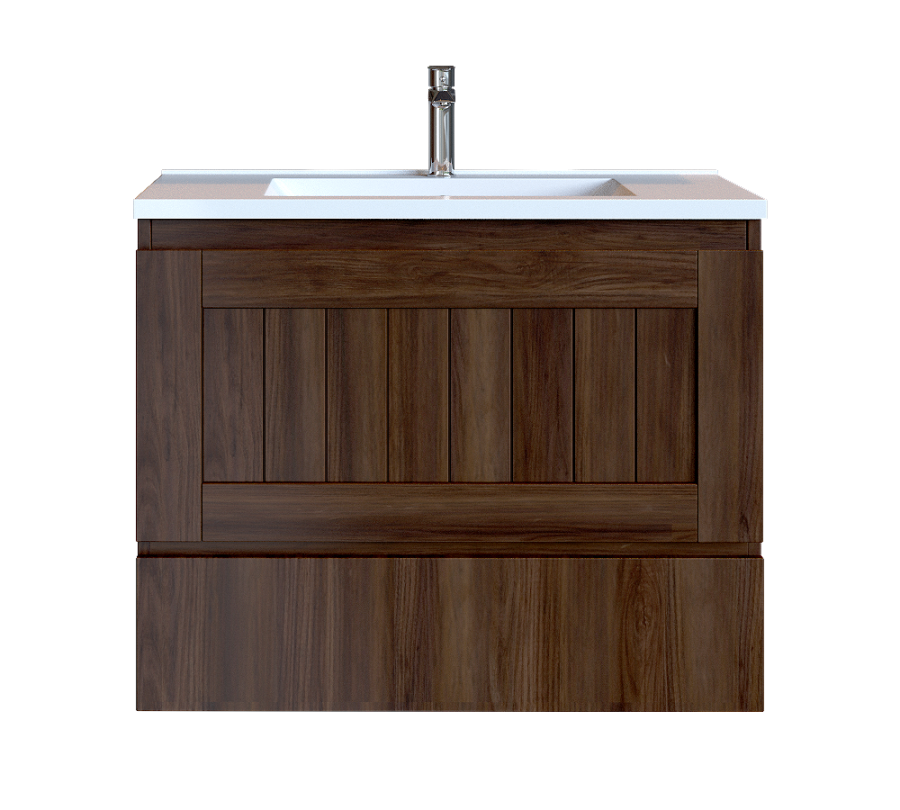 Έπιπλο Μπάνιου 70 εκ. με Νιπτήρα Χρώμα Noce Lirico Sanitec Alba Β 70