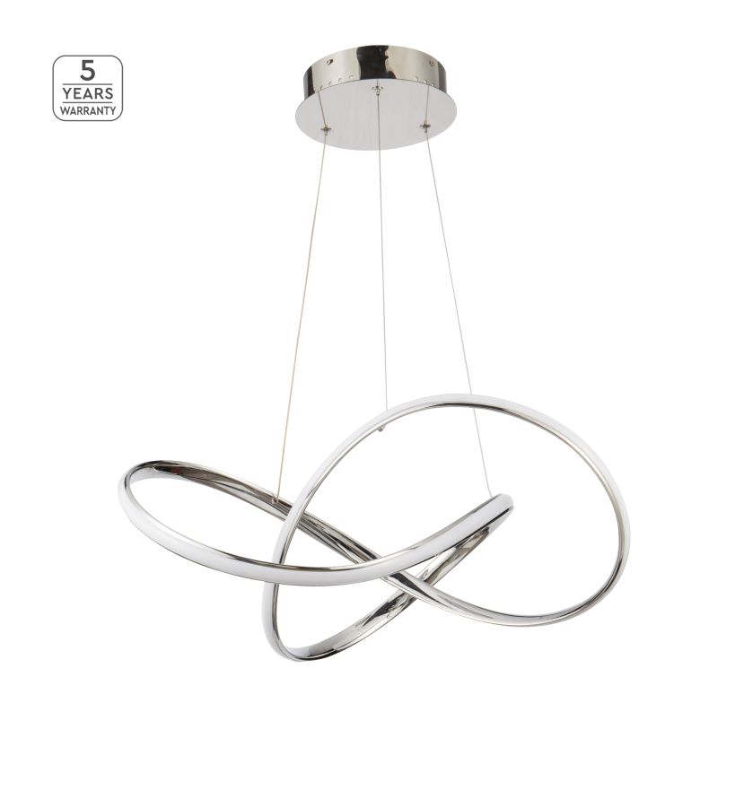 SE LED 60 MALBERA PENDANT CHROME HOMELIGHTING 77-8127