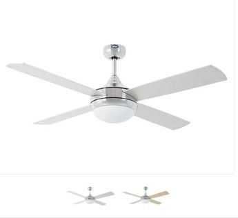 Ανεμιστήρας Οροφής Large Ø132cm 56w με Φωτισμό Led,Κορμός Αλουμίνιο, Τέσσερα Δίχρωμα Γκρι-Σφένδαμος Πτερύγια, Remote Control,Faro Icaria 33701