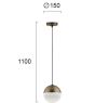 Μονόφωτο D:150 Violla Viokef 4190200