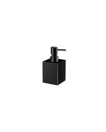 Dispenser Αντλία Σαπουνιού 500ml Επιτραπέζιο 7x7x15,5 cm Brass Black Mat Sanco Metallic Bathroom Set 90352-M116