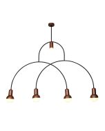HL-3523-5 CHRISTOPHER OLD COPPER & BLACK PENDANT HOMELIGHTING 77-3792
