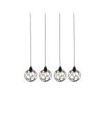 HL-3588-4 ALINE CHROME PENDANT HOMELIGHTING 77-4071