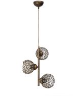 S-20K  CHRIS 3L BRONZE ΚΡΕΜΑΣΤΟ CRYSTAL Heronia 01-0303