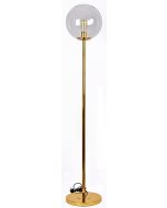 SE 3000-1 GOLD FLOOR LAMP GLOBE CLEAR 1B2 HOMELIGHTING 77-4480