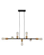 SE21-AB-85 CODY ANTIQUE BNRASS & BLACK METAL PENDANT Δ4 HOMELIGHTING 77-8240