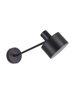 SE21-BL-22-MS1 ADEPT BLACK WALL LAMP BLACK METAL SHADE+ HOMELIGHTING 77-8323