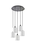 SE21-BL-B10-BL5-SH1 ADEPT PENDANT White Shade Pendant+ HOMELIGHTING 77-9027