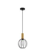 SE21-GM-4-GR1 ADEPT TUBE Gold Matt Pendant Black Metal Grid+ HOMELIGHTING 77-8624