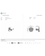  Άγκιστρο Διπλό Τύπου V Black Mat Sanco Ergon 25948-M116