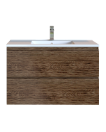 Έπιπλο Μπάνιου 90 εκ. με Νιπτήρα Χρώμα Anziano Natural Sanitec Alba D 90