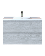 Έπιπλο Μπάνιου 90 εκ. με Νιπτήρα Χρώμα Noce Lirico Sanitec Alba D 90