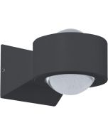 Απλίκα Εξ.Χώρου 7x9x12cm IP65 Led 2x5w Χυτό Αλουμίνιο Γραφίτης Sun Light 25732