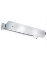 Απλίκα  Μπάνιου 32εκ. 2L Γυαλί Λευκό Σατινάτο / Βάση χρώμιο Viokef Fibi 4052500