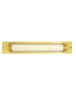 Απλίκα Μπάνιου Ανθυγρή IP44 58cm228w Led 1110lm 3000K Warm White 120° Γυαλί με Χρυσό Ματ Viokef Frida 4277900