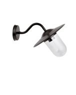 Απλίκα Τοίχου Ανοξείδωτη  IP65 Μαύρο Viokef Campana 4137300