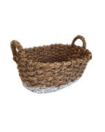 Καλάθι Ψάθινο-Sea Grass  44*32*18 cm  Black Rush 6719C
