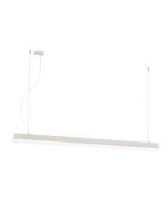 Κρεμαστό Γραμμικό Ράγα 1500x36xH1200mm Led 40w 4400lm 4000K 170° 240-240V Λευκό Viokef Aria 3911-0018-4-W-N