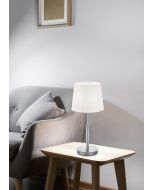 Λαμπατέρ Επιτραπέζιο Μονόφωτο Υ45-56 εκ. 1xE27 Μέταλλο Ορείχαλκος Ματ -Αμπαζούρ Trio Lighting Lyon 509100108