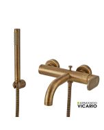 Μπαταρία Λουτρού Slim Vicario Antique Brass 500100-221