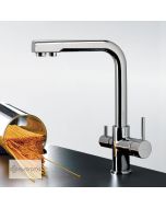 Μπαταρία Νεροχύτη Κουζίνας Filter-tap για Ντεπόζιτο Eurorama Chrome  13534-100