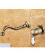 Μπαταρία Νιπτήρος Εντοιχισμού Ρετρό Μπρονζέ Ravelli Retro 10081