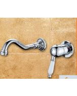 Μπαταρία Νιπτήρος Εντοιχισμού Ρετρό Χρωμέ Ravelli Retro 10080