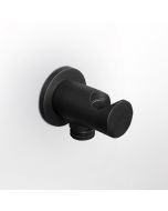 Παροχή Νερού με Στήριγμα Τηλεφώνου Eurorama Black Matt C10131-400