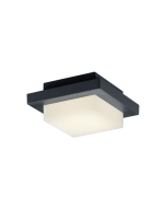 Πλαφονιέρα Ανθρακί 14xH14cm Εξ.Χώρου IP54 LED 3,5w 3000K 330lm Trio Lighting Hondo 228960142