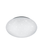 Πλαφονιέρα Οροφής IP44 Λευκή 37xH8cm LED 15w 4000K 1500lm  Trio Lighting Paolo 686014000