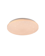 Πλαφονιέρα Οροφής Λευκή 38xH5cm LED SMD 18w 3000-6000K 2000lm Trio Lighting Kira R62381100